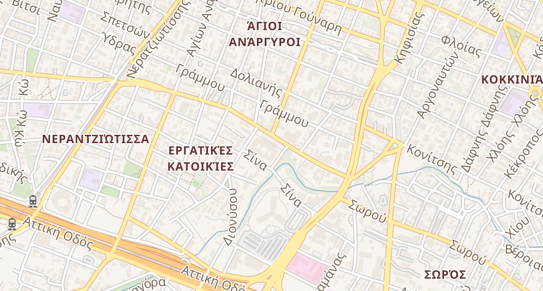 Map showing the Oceanbulk Containers office at 40 Agiou Konstantinou, Maroussi 151 24, Athens